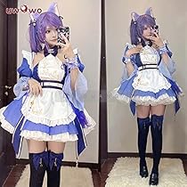 未使用新品　原神　刻晴　バレエ　コスプレ衣装　Ｓサイズ　UWOWO製 Amazon.co.jp: [DOZZZY] 髪飾り付き 原神 げんしん）刻晴